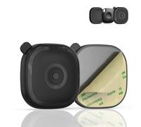 (2 Pack) Adhesive Case for Tile Mate 2024 Tracker with Sticker, Hidden Full Protective Anti-Lost Scratch Resistant Silicone Cover for Tile Life360 Mate Tracker Waterproof Tile Holder (Black+Black)
