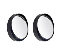 2 Pack Adjustable Cubicle Mirror to See Behind You, Stick on Office Desk Mirror for Personal Safety, Office Cubicle Decor to Protect Privacy, Desk Rear View Monitors (2 PCS)