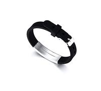 2 Pack Adjustable Customised Medical Alert ID COPD Chronic Obstructive Pulmonary Silicone Bracelet Wristband for Women Men Personalised Medic Disease Awareness Bangle for Emergency, with Aid Bag