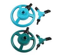2-Pack Adjustable Garden Hose Nozzle Sprayer for Lawn Vegetable Patch Flower Beds - 8 Spray Patterns Rust-Resistant Abspp Construction Water-Saving Irrigation Wand
