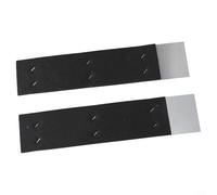 2 Pack Adjustable Gutter Downspout SilencersRain Noise Reduction Tools with Soft Metal and CottonQuiet Drip Sound for Home GardenBlack(2.6in)