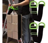 2 Pack Adjustable Lifting Moving Straps,Furniture Lifting Strap-600lbs(300kg),Single Or Multi-Person Moving Strap,Heavy Lifting Straps for Movers,Furniture,Boxes, Mattress, Construction Materials
