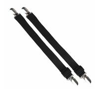 2 Pack Adjustable Mitten Clips with Long Elastic Strap for Kids, Toddlers,Glove Clips- Black