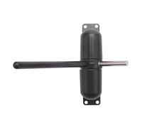 2 Pack Adjustable Spring Door Closers - Heavy-Duty Black Mount, Smooth Automatic Closure Mechanism, Perfect for Home & Commercial Spaces, Enhanced Closing Force