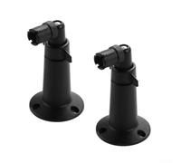 2 Pack Adjustable Wall Mount Bracket For Security Cameras, Aluminum Alloy 360° Rotation Holder Compatible With, And Cctv With 1/4 Inch Thread, Indoor Outdoor Use