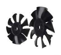 2 Pack Air Compressor Cooling Fan, 550W 750W Oil-Free Pump Motor | Replacement, 115mm Diameter 13mm Shaft, Quiet Plastic for Home Garden Workshop Tools