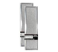 2 PACK Air Filter Factory 4 X 15 X 3/32 Inches Microwave Oven Aluminum Grease Filters