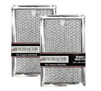 2-Pack Air Filter Factory Replacement For Frigidaire 5303319568 Microwave Oven 12-Layer Aluminum Grease Filter