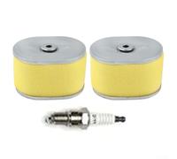 2 Pack Air Filter Kit with Spark for Honda For GX140 For GX160 For GX200 5hp 5.5hp 6.5hp Engines Featuring Robust Metal Mesh and Filter Paper