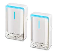 2 Pack Air Purifier Plug In,Filterless Mobile Air Ionizer,Negative Air Ionizer for Home Use,Quiet Operation Air Freshener for Home,Kitchen,Office,Portable Mini Air Cleaner for Pets,Smoke Dust,Odor