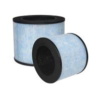 2 Pack Air Purifier Replacement Filter Compatible with JH01LX-EU, 4-IN-1 Efficient Filtration HEPA H13