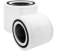 2 Pack Air Purifier Replacement Filter for LEVOIT Core 200S-RF, True HEPA 3-in-1, High-Efficiency Activated Carbon