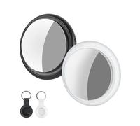 2 Pack Air Tracker Tag, Item Finder Bluetooth Smart Tracker Tags Works with Apple Find My App (iOS Only),Tracker for Keys,Luggage,Bags,Wallets