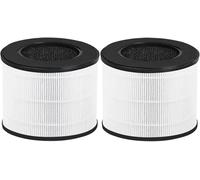 2 PACK Airmega 100 Filter Replacement, Compatible with Coway Airmega 100 Air Purifier, 3-in-1 H13 True HEPA and Deodorization Filters