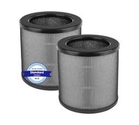 (2 Pack) Airmega 50 Filter Replacement compatible with Coway Airmega 50 Air Purifier, H13 True HEPA Filter, 3-in-1 Filters, Activated Carbon Filters