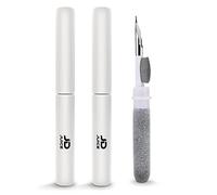 2 Pack - Airpod Cleaning Kit Earbud Cleaning Kit - Phone Cleaning Kit in-Ear Headphones Cleaning Pen Tool, Portable 3-in-1 Laptop Cleaning Kit Electronic Cleaner with a Sponge, Metal Pen Tip