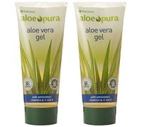 (2 Pack) - Aloe Pura - Aloe Vera Gel + Vit A C & E | 200ml | 2 PACK BUNDLE