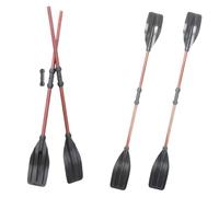 2 Pack Aluminium Alloy Boat Paddles, Detachable Kayak Oars | Portable Canoe Paddles for Inflatable Boat Rubber Dinghy Fishing Boat Assault Boat, 2-in-1 Single/Double Paddle for Kayaking