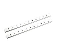 2 Pack Aluminum Alloy T-Track Slider, 100-450mm Miter Bar for Table Saw Woodworking Workbench Workshop DIY Equipment Tool(300mm)