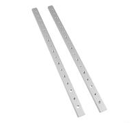 2 Pack Aluminum Alloy T-Track Slider 100-450mm, T Slot Miter Bar for Table Saw, Woodworking Workbench, DIY Projects(450mm)