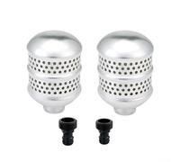 2 Pack Aluminum Garden Hose Bubbler Sprinkler Heads with Standard Thread, for Slow Watering of Shrubs, Trees, and Flower Beds