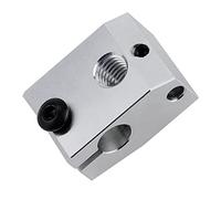 2-Pack Aluminum Mini Heater Block Compatible with Prusa Mini 3D Printer Also V6 PT100 Sensor Cartridge hotend