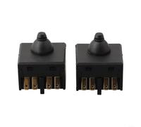 2 Pack Angle Grinder Switch Button Replacement for 100mm Polisher Cutting Machine Spare Part Handheld Tool Fix
