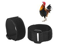 2 Pack Anti Crow Rooster Collar, Chicken Collar Anti Hook Noise Nylon Chicken Neck Belt to Keep Roosters Quiet Prevent Screaming Disturbing Neighbors (#4)