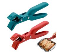 2 Pack Anti-Scald Bowl Holder Clip for Kitchen - Heat Resistant Silicone Gripper for Hot Bowls & Dishes, Non-Slip Microwave Air Fryer Tongs