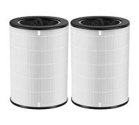 2 Pack AP-T45 AP-T40FL HEPA Replacement Filter Compatible with 1461901 Homedics Air Purifier, Total Clean 5 in 1 Air Purifier AP-T45, AP-T45WT, AP-T40, AP-T40WTAR, AP-T40FL H13 True HEPA Filter