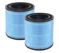 2 Pack AP0601 Filter Replacement Compatible with AIRTOK AP0601 air Purifier, H13 True HEPA Air Purifier Filter, High Efficiency Activated Carbon Filter