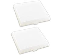 2-Pack AP5609551 The Exact Replacement Compatible with Nutone, Broan, Kenmore (S97011813) Bathroom Vent Fan Light Lens Cover with 8’’ x 7’’ - Made from Heavy Duty Plastic(Upgraded Version)