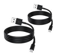 2 Pack Apple MFi Certified Lightning to USB Cable 2m - Fast Charging Cable for iPhone 13/12/12 Mini/11/11Pro/Max/X/XS/XR/XS Max/8/7/6/iPad