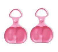 2 Pack Apple Shaped Snow Sled - Thickened Sliding Board with Handles & Anti-Skid Surface, Suitable for Kids, Adults & Pets on Snow/Sand/Grass
