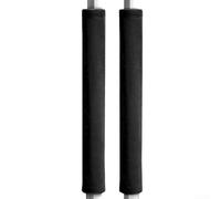 2 Pack Appliance Handle Covers for Refrigerator Oven Kitchen Doors Velvet Cloth Protector Sleeves to Keep Handles Clean and from Dirt and Water (Black)