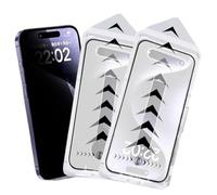 2 Pack Arctiqo 3-in-1 Screen Protector for iPhone 17 Pro Max, HD and Privacy Tempered Glass Film Screen Protector, Invisible Artifact Screens Protectors, Dust Free without Bubbles (Privacy,16promax)