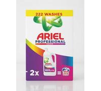 (2 Pack) Ariel Professional Washing Liquid Laundry Detergent Colour 111 washes, 4.995kg Duo Pack