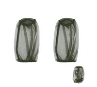 2-Pack Army Green Mosquito & Midge Head Net - Breathable Insect Mesh Face Cover for Outdoor Hiking, Fishing, Camping, Gardening - Bug Protection Netting for Head & Neck