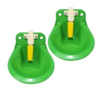 2 Pack Automatic Water Dispenser for Cow, Sheep, Horse Drinking Bowl with Floating Valve, 600ml Capacity, Durable Animal Water for Agriculture, Meadow, Stable Goat Drinking Fountain, Feeder