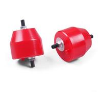 2-Pack Automotive Engine Front-mounted Insulator for BMW E36 E46 Z3 Z4 Vibration Dampening 85A Polyurethane Red 24x8x11cm OEM 22116779970 Engine Stability Noise Reduction