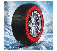 2 Pack Automotive Snow Socks for Tires Snow Socks Fabric Car Chains Easy to Install Winter Car Accessories for Passenger Cars SUV Trucks Pickup Winter Emergency(175/80R16)