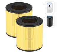 2 Pack B-D02L Air Filter Replacement for MOOKA, KOIOS B-D02L Air Puri-Fier and for VEWIOR B-D02U Air Puri-Fier, 3-in-1 Replacement Filter H13 HEAP Air Puri-Fier