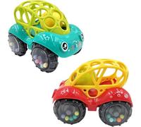 2 - Pack Baby Toy Cars for 3-18 Months, Toddler Car Toys for 1-3 Year Olds, Sensory Play Vehicles for 1-5 Year Old Boys & Girls