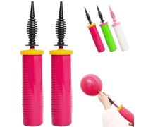 (2 Pack) Balloon Pump Hand Manual Inflator, Balloons Manual Pump Blower Pump suitable for Party Decoration Ballons Arch Kit Balloon Garland Foil & Confetti Ballon
