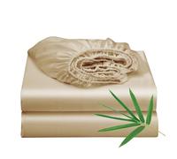 2 Pack Bamboo Viscose Cooling Fitted Sheet Twin XL Size Only