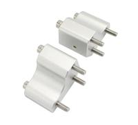 2 Pack Bar Riser Adapter Motorcycle Handlebar Riser For Kawasaki GTR1400 Concours 1400 2008-2019 Handle Bar Risers Clamps Adapter, Handbar Rising Mount Kit Aluminium Alloy Handlebar Rising(Silver)