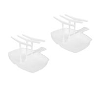 2 Pack Barbecue Bacon Rack Microwave Grill Cooker Sailboat BBQ Hanger