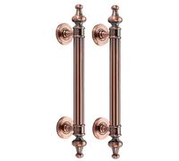 2 Pack Barn Door Handle Pulls, Heavy Duty Sliding Door Handles for Outdoor Indoor Use, Decorative Metal Hardware