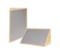 2 Pack Bass Traps,24" X 12" Wooden Bass Traps Corner,Large Sound Echo Absorbers,Low Frequency Trap Standing Wave Acoustic Treatment for Home Studio,Listening Room or Theater