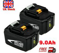 2-Pack Battery For Makita 9Ah Li-Ion 18V LXT BL1890B BL1860 BL1850 LED Indicator